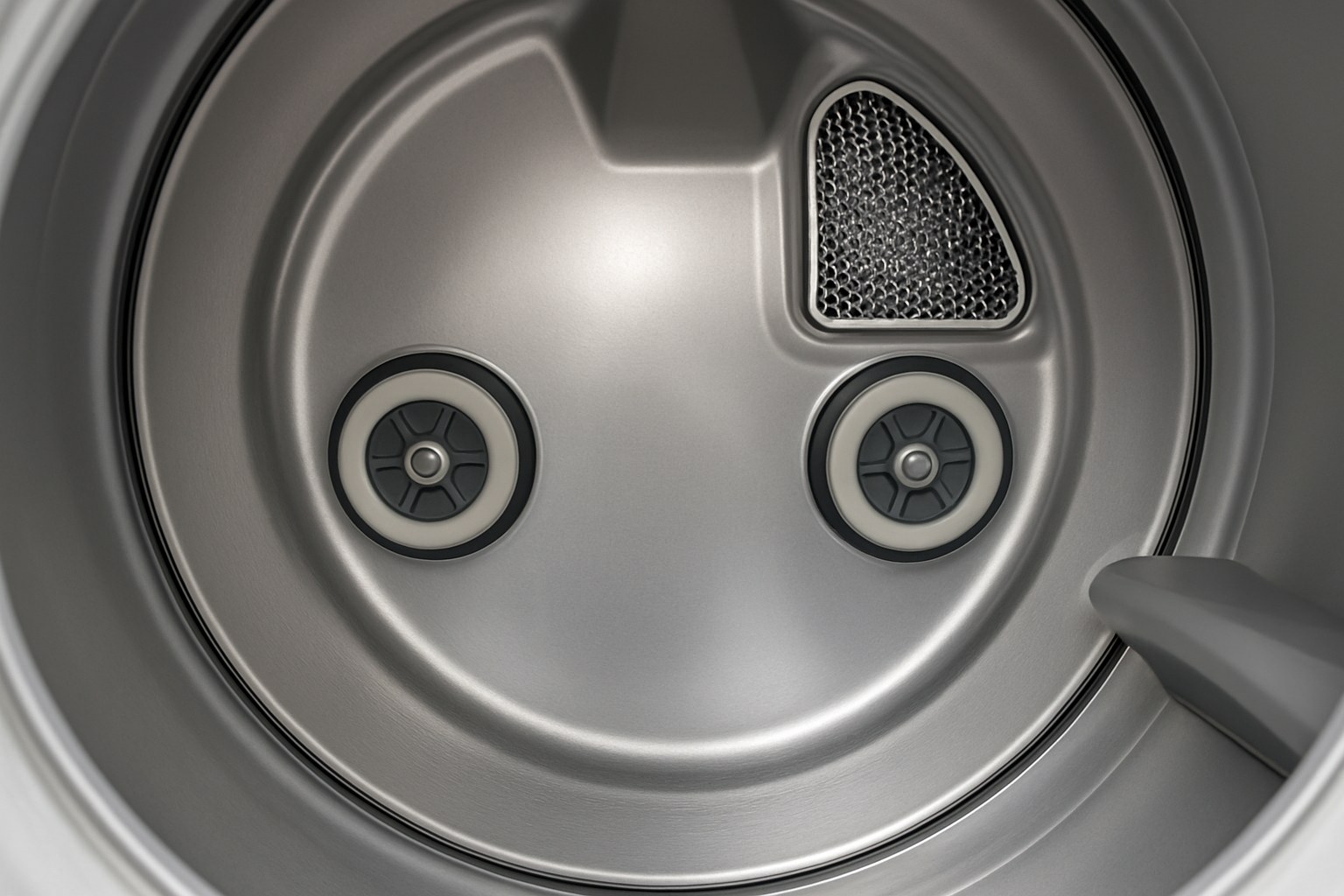 Close up dryer drum rollers photo