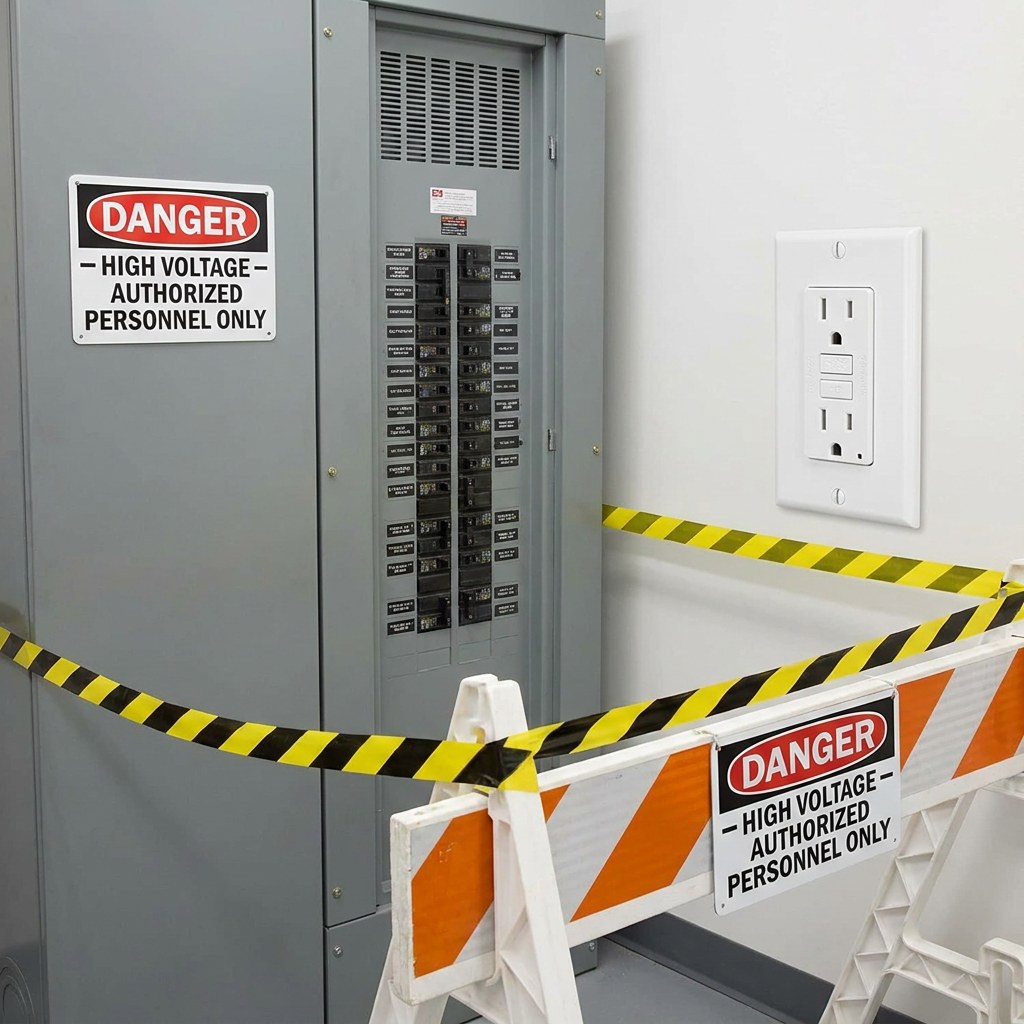 Electrical panel and clean wall outlet