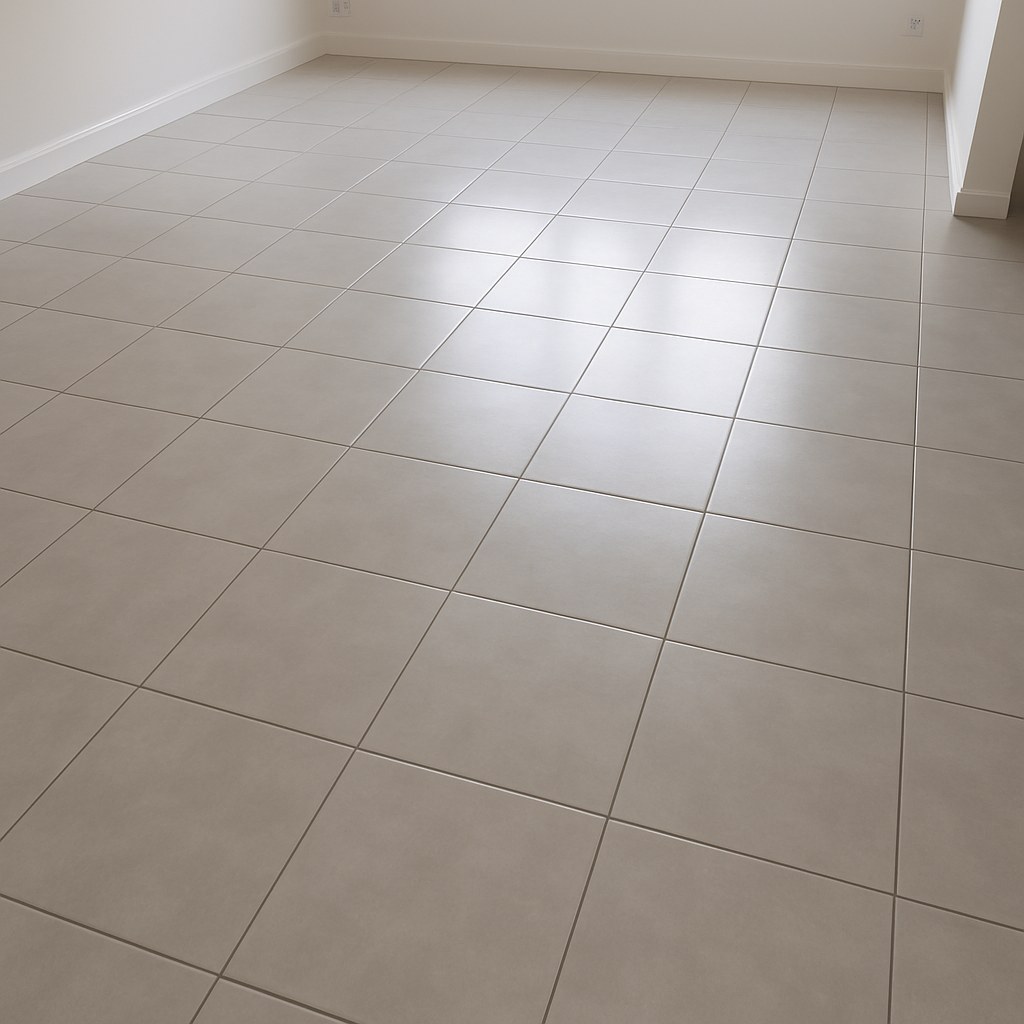 new seamless tile floor